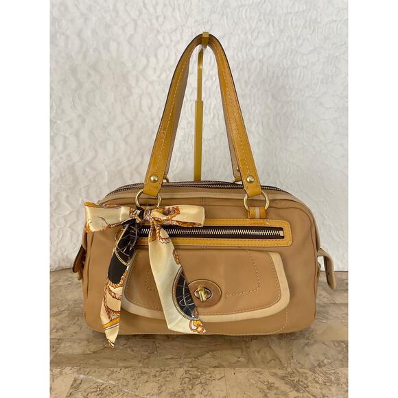 Coach Madison spectator tan Leather Handbag Shoulder Bag - Picture 1 of 9